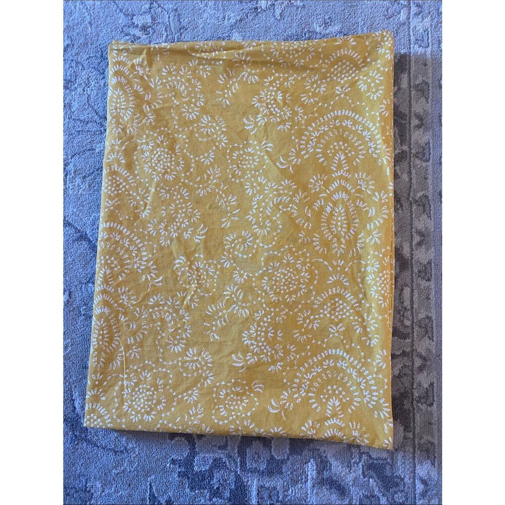 Ikea Yellow Floral Print Standard size Pillowcase Set
